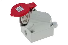 Розетка настенная 16A/400V/3P+N+E/IP44 | код CA111 | INPIN