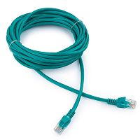 Патч-корд UTP Cablexpert PP12-5M/G кат.5e, 5м, литой, многожильный (зелёный) | код PP12-5M/G | Cablexpert