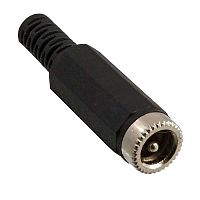 Разъём питания штырьковый RUICHI TC 5.5x2.1 мм Cable, на кабель | код 107134 | Ruichi
