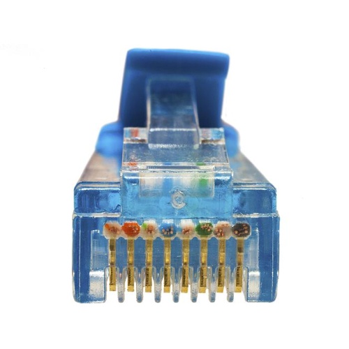 Патч-корд UTP 5e 4x2 26AWGCu LSZH синий 5м | код 10-0150 | SUPRLAN фото 3