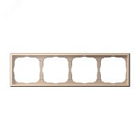 ARTGALLERY рамка 4-постовая, универсальная, песочныйновинка | код GAL001204 | Systeme Electric