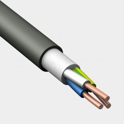 Кабель силовой ППГнг(А)-HF 3х2.5ок(N.PE)-1 однопроволочный черный | код 0853500000 | Алюр