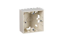 Simon15 коробка для накладного монтажа 1-ная, слоновая кость |  код. SM1590751-031 |  Simon