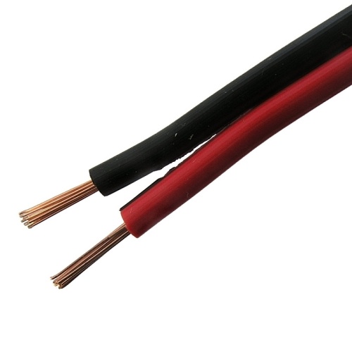Акустический кабель RUICHI, 2x0.50 мм, CU+CCA, красно-чёрный | код 79467 | Ruichi