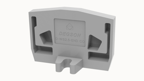 D-WS2.5-END-CO-01P-11-00Z(H), Концевая крышка, для WS2.5-END-CO, серый, шт | код 11060000102 | DEGSON