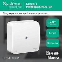 Коробка распределительная ОП BLANCA IP42 бел. | код. BLNRK000011 | Schneider Electric