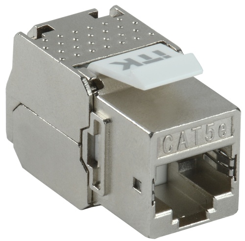 ITK Модуль Keystone Jack кат.5E STP без инструмента TOOLLESS 180град | код CS1-1C5ES-T2 | IEK