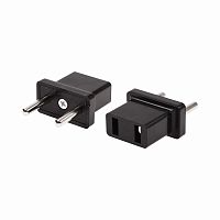 Сетевой переходник EU-CN черный REXANT | код 11-1066 | REXANT