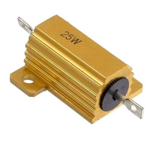 Мощный постоянный резистор RUICHI RX24 25W 5% 12K, алюминиевый корпус | код 107090 | Ruichi