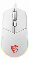 Мышь MSI Clutch GM11 белый оптическая (5000dpi) USB (5but) | код 1997777 | MSI