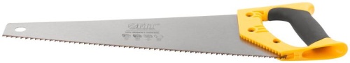 Ножовка по дереву, средний каленый зуб 7 ТPI, 2D заточка, пластиковая прорезиненная ручка 400 мм | код 40431 | FIT фото 5