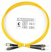 Cabeus FOP(d)-9-FC-ST-7m Шнур оптический duplex FC-ST 9/125 sm 7м LSZH | код 8320c | Cabeus