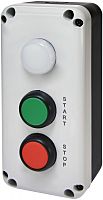 Кнопочный пост 3-модул. ESB3-V8 (Standart, START/STOP с ламп. LED240V AC, красная/зеленая/белая) | код 004771628 | ETI