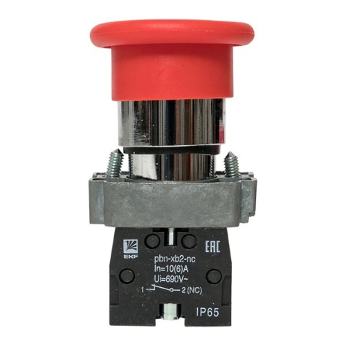 Кнопка BC42 грибок красная NC IP65 PROxima | код xb2-bc42-65 | EKF фото 3