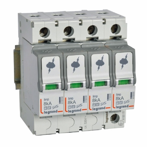 УЗИП T1+T2 8KA 4P | код 412253 | Legrand 