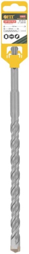 Бур по бетону SDS PLUS профи W-образная вставка двойная спираль 14х260мм FIT 32825 фото 3