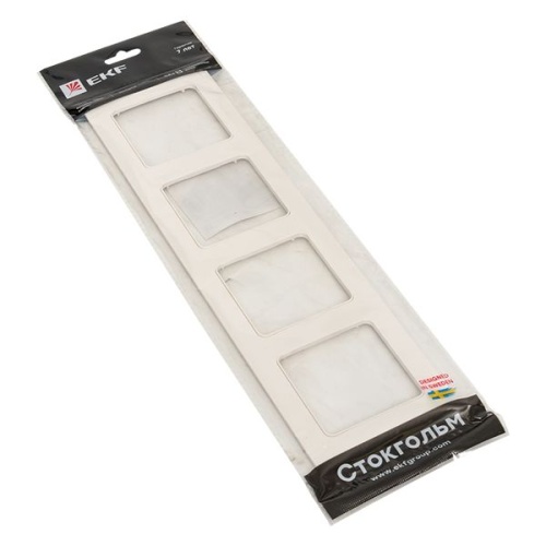 Стокгольм Рамка 4-местная белая PROxima | код EZM-G-303-20 | EKF фото 4 Стокгольм Рамка 4-местная белая PROxima | код EZM-G-303-20 | EKF фото 4