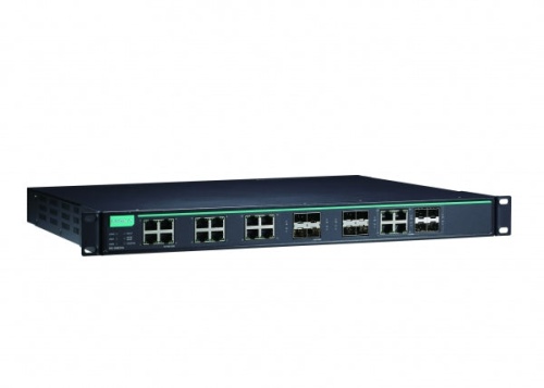 Коммутатор IKS-G6824A-8GSFP-4GTXSFP-HV-HV Layer 3 Full Gigabit managed Ethernet switch with 12 10/100/1000BaseT(X) ports, 8 100/1000BaseSFP slots and | код 00-06100639 | MOXA