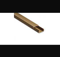 Кабель-канал 20х10х2000мм коричневый | код РКК-20х10-К | RUVinil ( упак.100 м.)