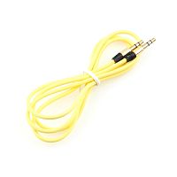 Кабель аудио Cablexpert CCAB-01-35MM-1MY, 3.5 джек (M)/3.5 джек (M), желтый. 1м, блистер | код CCAB-01-35MM-1MY | Cablexpert