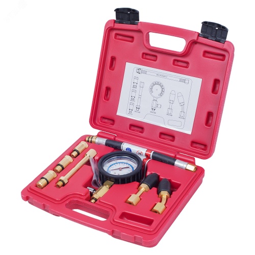 Компрессометр бензиновый 0-21 атм кейс 8 предметов | код 120-10821C | Мастак Компрессометр бензиновый 0-21 атм кейс 8 предметов | код 120-10821C | Мастак