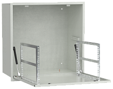 ITK LINEA R Шкаф встр. потол. 6U 600х600мм дв. мет. серый | код LR35-6U66-MF | ITK by IEK