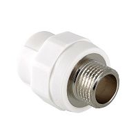 Соединитель PPR с переходом на нар. р. 20х1/2" | код. VTp.701.0.02004 | VALTEC