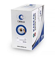 Cabeus UTP-4P-Cat.5e-SOLID-LSZH-OR-LIGHT Кабель витая пара UTP (U/UTP), категория 5e, 4 пары 0,47мм (24 AWG), одножильный, LSZH, нг(А)-HF, оранжевый, (305 м) | код 10993c | Cabeus