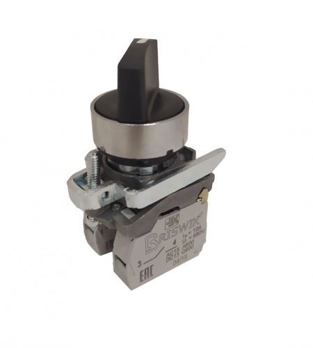 Переключатель Briswik КПЕ 1713 -РС черный IP66 УХЛ2 10А 1но+3нз | код aD-VB-6Ai-0144 | Briswik