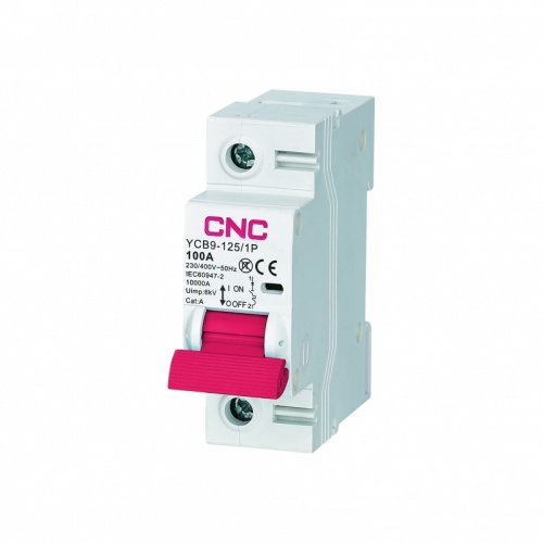 Автоматический выключатель YCB9-125 MA 80А 1P 10кА C | код A034301 | CNC Автоматический выключатель YCB9-125 MA 80А 1P 10кА C | код A034301 | CNC
