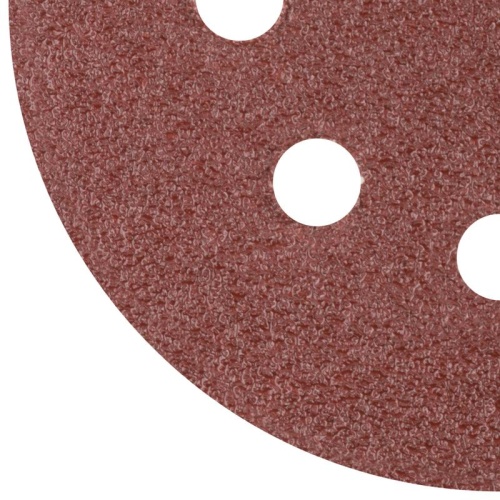 Круги шлифовальные с отверстиями (липучка), алюминий-оксидные, 125 мм, 5 шт Р 36 | код 39781 | FIT фото 5