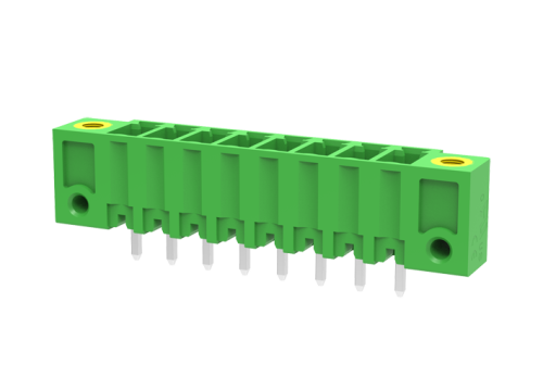 MC-PA3.5V15-F Разъём штекерный MC, прям. конт.,шаг 3.5мм,15 конт., фланц.,зел., шт | код MC-PA3.5V15-F | SUPU