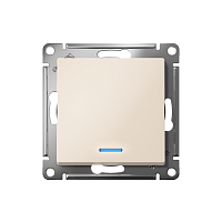 ATLASDESIGN 1-клавишный ВЫКЛЮЧАТЕЛЬ с подсветкой , сх.1а, 10АХ, быстрозажимные клеммы,БЕЖЕВЫЙ | код ATN000213S | Systeme Electric