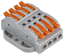 Клемма строительно-монтажная СМК 222-4144P (уп.4шт) | код UKZ20-4144P-004 | IEK