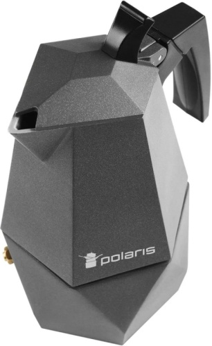 Кофеварка Polaris Kontur-4C алюминий серый (015182) | код 1415416 | POLARIS