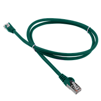 Патч-корд LANMASTER LSZH FTP кат.5e, 7.0 м, зеленый | код LAN-PC45/S5E-7.0-GN | LANMASTER