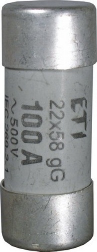 Предохранитель CH 22X58 gG 63A, 500V | код 002640021 | ETI