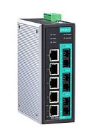 Коммутатор EDS-408A-3M-SC-T Ethernet switch, 5 10/100 BaseTx ports, 3 multi mode 100 BaseFx,SC, t:-40/+75C | код 00-06031627 | MOXA