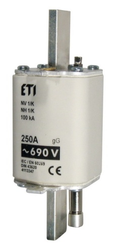 Предохранитель с ударной иглой NH-1_K/gG 160 A KOMBI 690V | код 004113344 | ETI