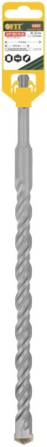 Бур по бетону SDS PLUS профи W-образная вставка двойная спираль 18х310мм FIT 32837 фото 3