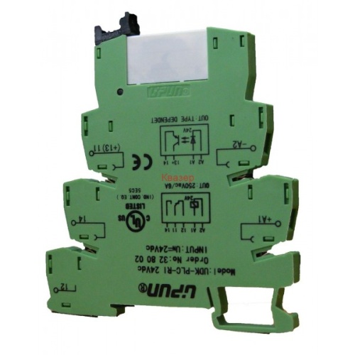 UDK-PLC-RI 60Vdc-HC Релейный модуль 60 В DC, 1 силовой контакт, винтовой зажим, шт | код UDK-PLC-RI 60Vdc-HC | UPUN