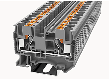 DS6-01P-11-00Z(H) Клемма PUSH-IN, 6 мм.кв., серый | код 11040000052| DEGSON