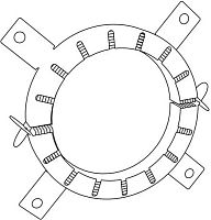 Манжета терморасширяющаяся, для пластиковых труб, TCX-110, 155x26,6 мм | код 7202207_V1 | OBO Bettermann