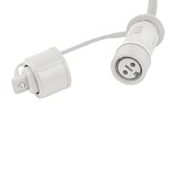 Провод-разветвитель для гирлянд UCX-F90 S3/0.4M/WH серии F90PRO 0.4м 3 выхода статика/мерцание IP67 бел. Uniel UL-00013234