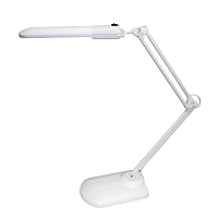 Светильник настольный Дельта + 11Вт белый с ЭПРА 2G7 220В на подставке | код Дельта + белый | Трансвит