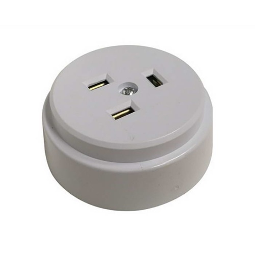 РШ 2P+PE 250В белая | код 116389 | Ruichi