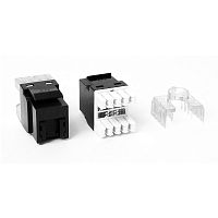 Модуль Keystone, RJ45, кат.6, UTP, 180 градусов, со встроенной шторкой, желтый | код LAN-OK45U6/180P-YL | LANMASTER
