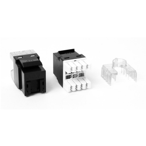 Модуль Keystone, RJ45, кат.6, UTP, 180 градусов, со встроенной шторкой, желтый | код LAN-OK45U6/180P-YL | LANMASTER
