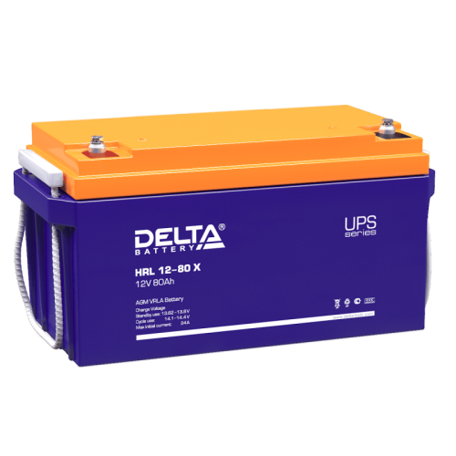 Аккумуляторная батарея HRL 12-80 X Delta | код 4614010610014 | DELTA