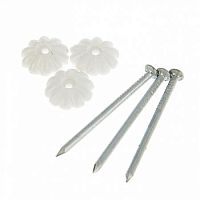 Гвоздь с декор. шляпкой (белая) (80 шт) - пакет Tech-Krep | код 106219 | Tech-KREP